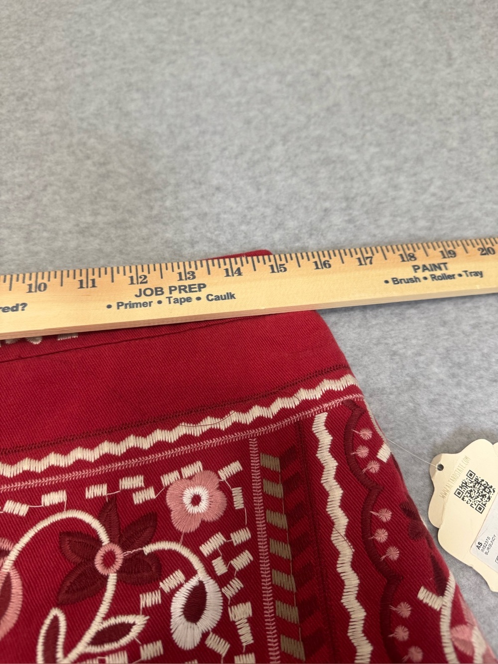 NWT Alter’d StateWomen Embroidered Boho Western Folk Festival Red Skirt Large - Picture 10 of 14